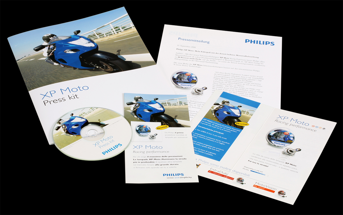 Philips XP Moto Press kit